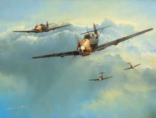 Evening reflection battle - -,
