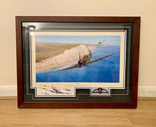 Rare framed spitfire military - framed,