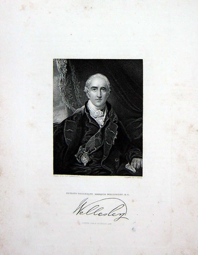 Original old antique print - old,