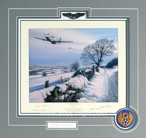 Winters wings matted print - wings',