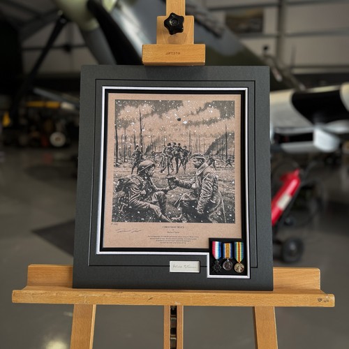 Christmas truce matted art - truce,